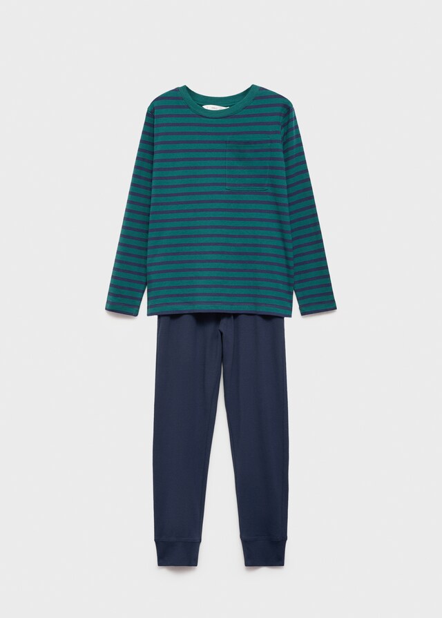 Mango Pijama Largo Rayas