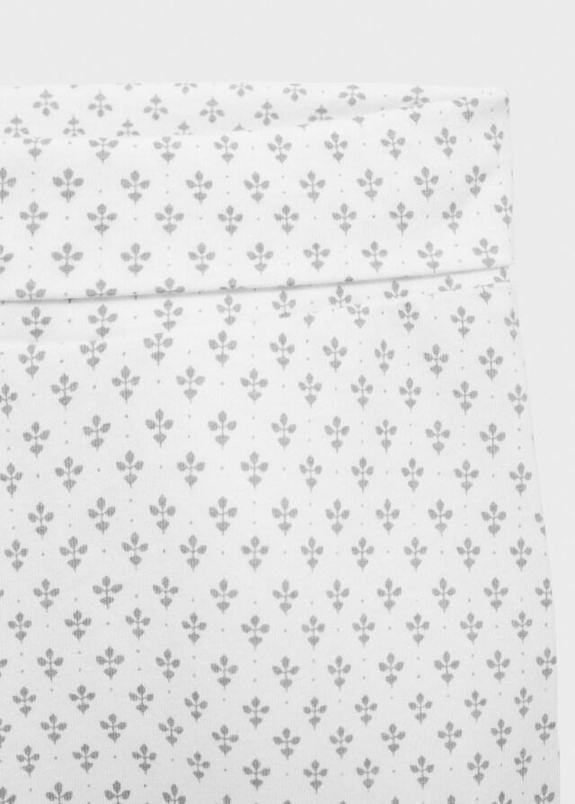 Mango Polaina Algodón Estampada