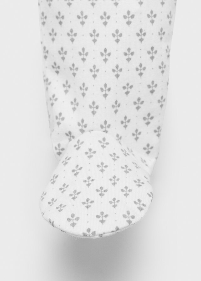 Mango Polaina Algodón Estampada