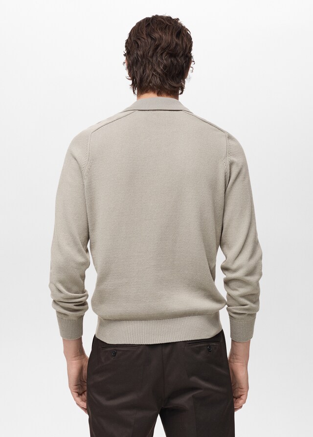 Mango Polo Punto Algodón