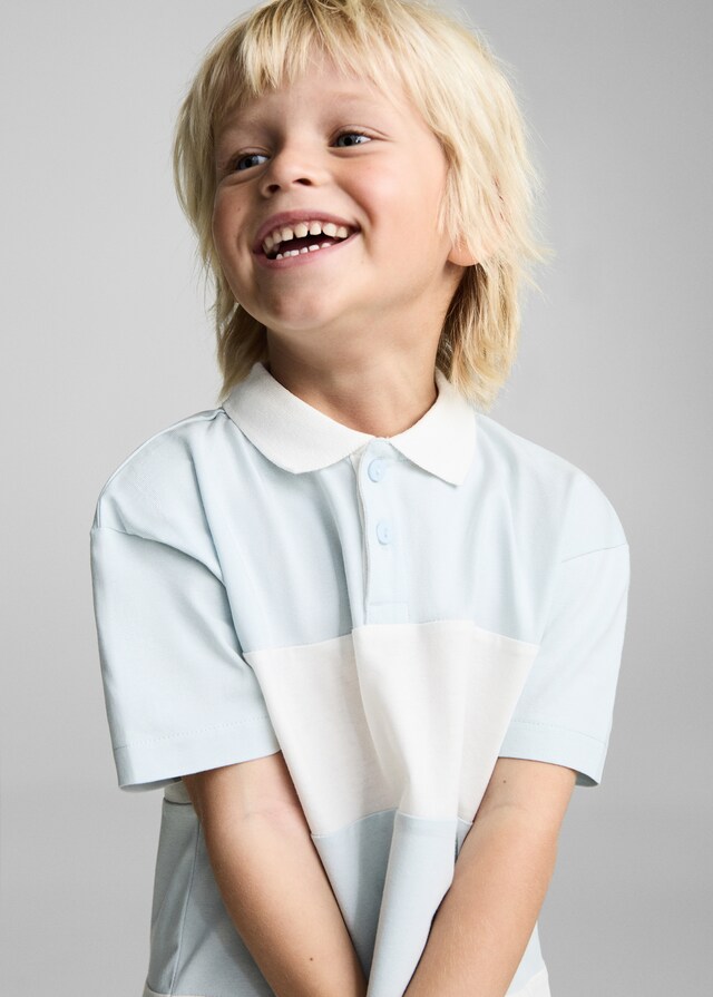 Mango Polo Rayas Algodón