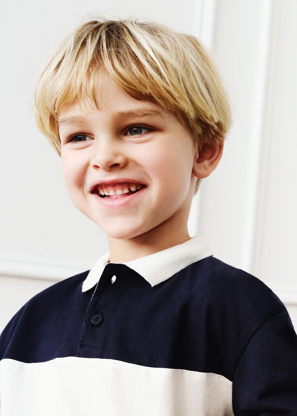 Mango Polo rayas algodón