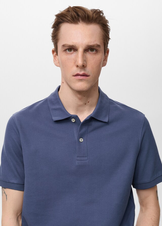 Mango Polo Regular Fit Algodón Piqué