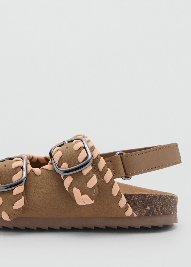 Mango Sandalia Tiras Hebillas