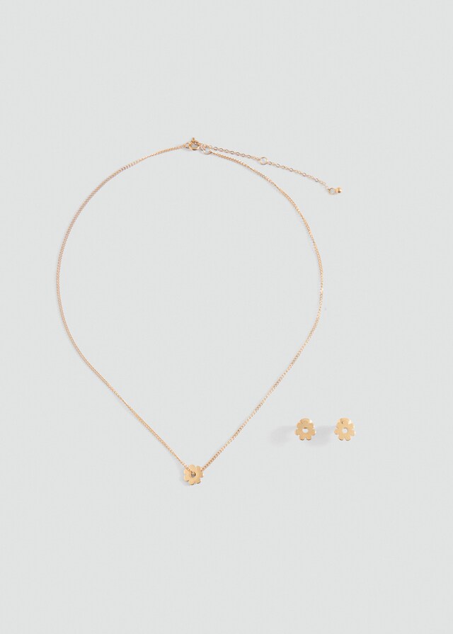 Mango Set Collar Y Pendientes