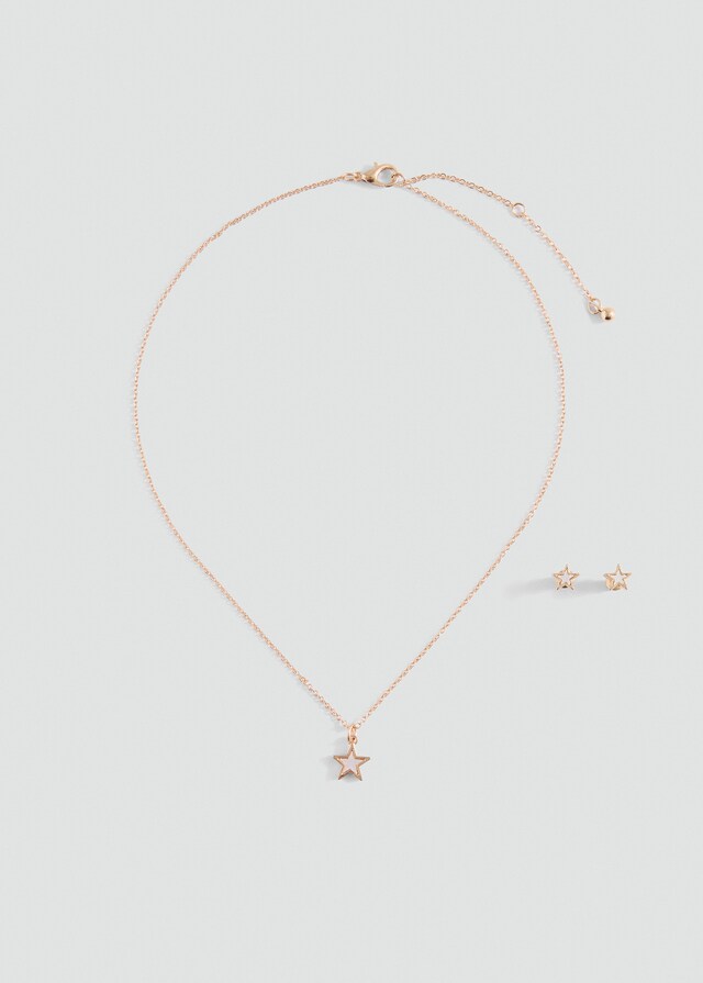 Mango Set Collares Y Pendientes