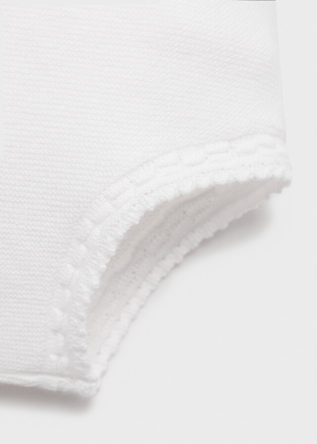 Mango Short Algodón Punto