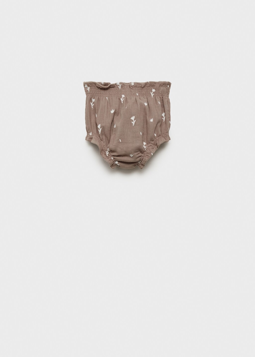 Mango Short bordado floral