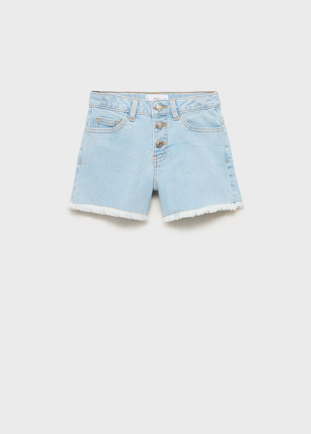 Mango Short vaquero desflecado