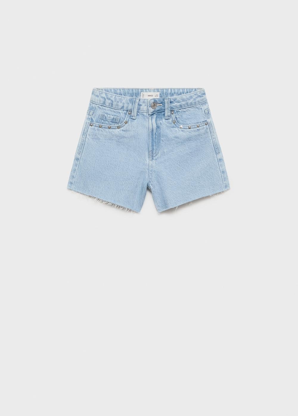 Mango Short vaquero tachuelas