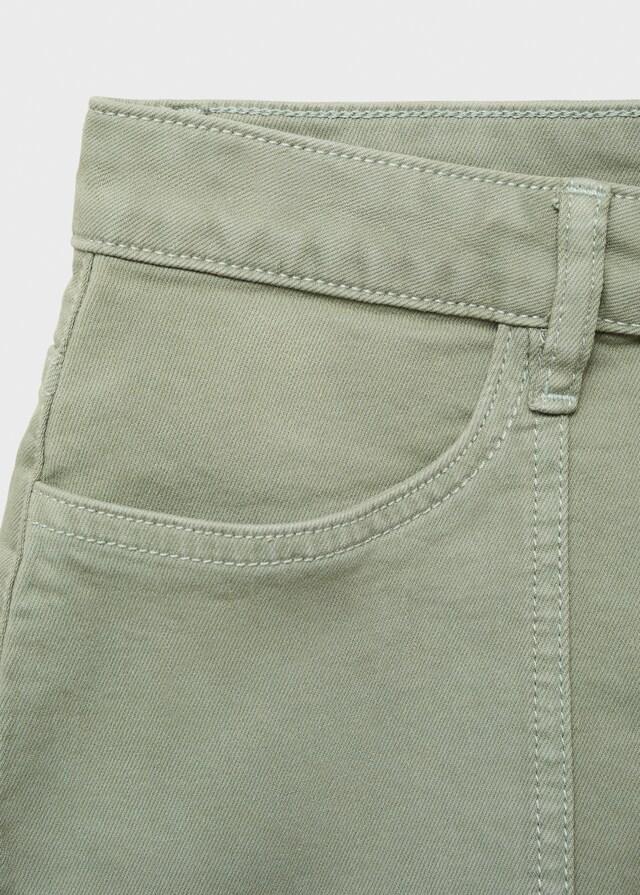 Mango Shorts Algodón Bolsillos