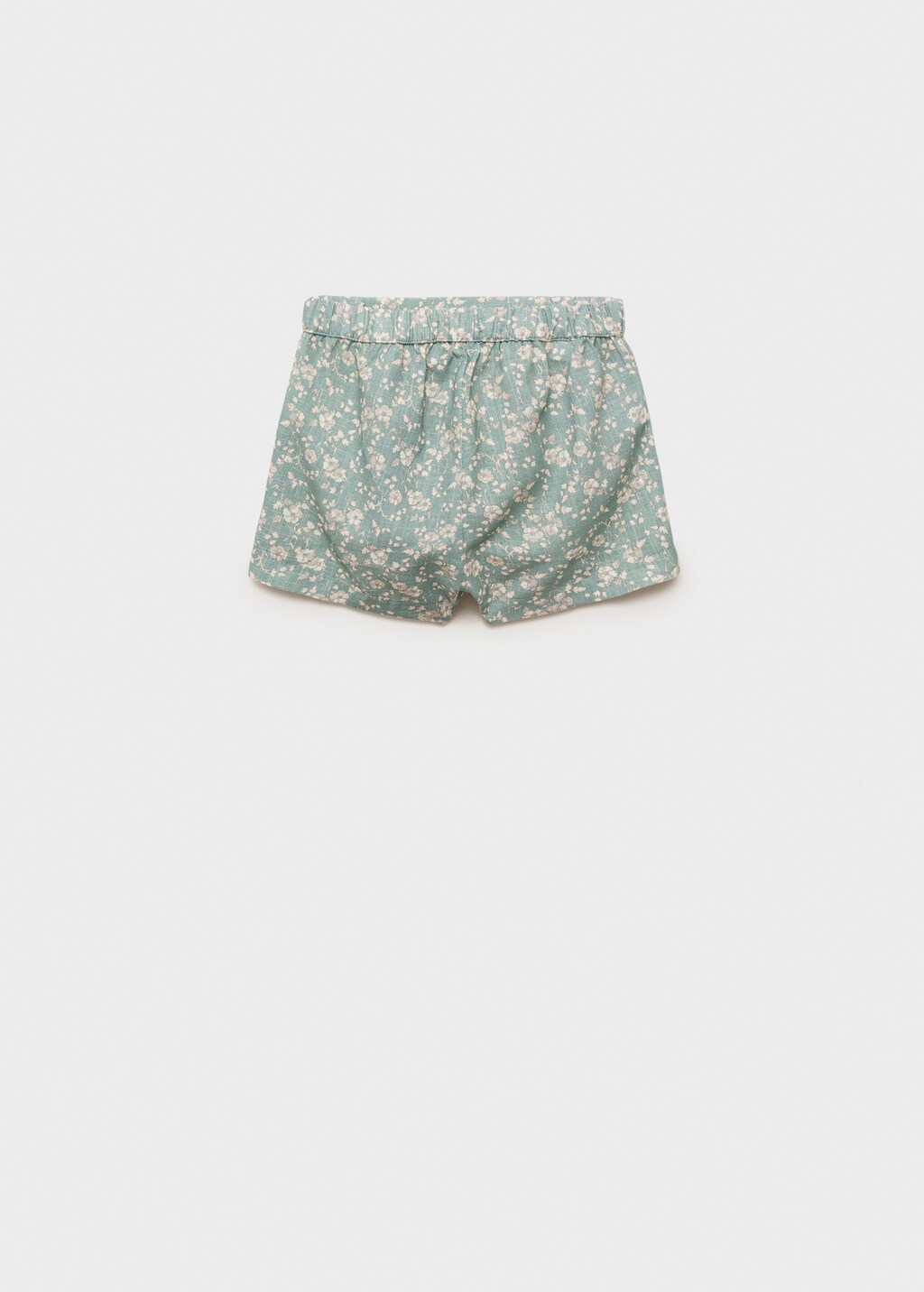 Mango Shorts algodón flores