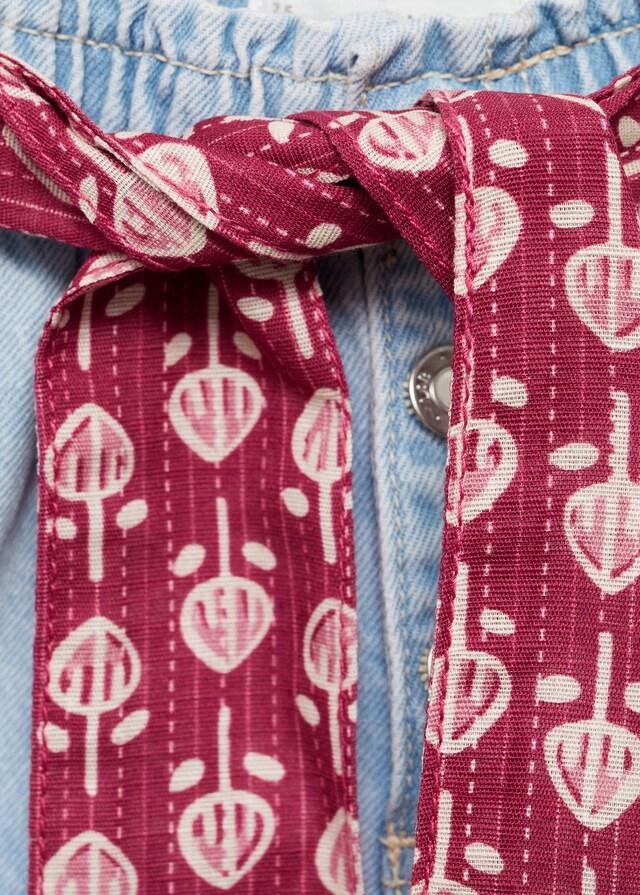 Mango Shorts Algodón Tiro Alto