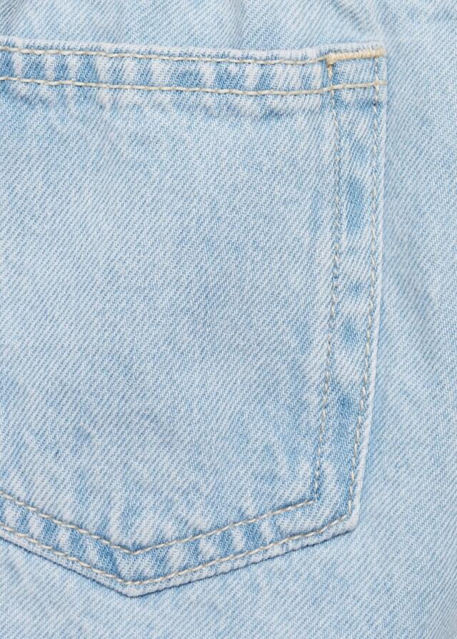 Mango Shorts Algodón Tiro Alto