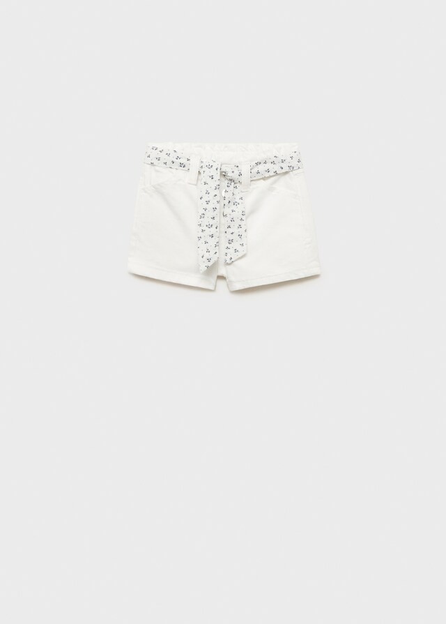 Mango Shorts Vaqueros Cinturón