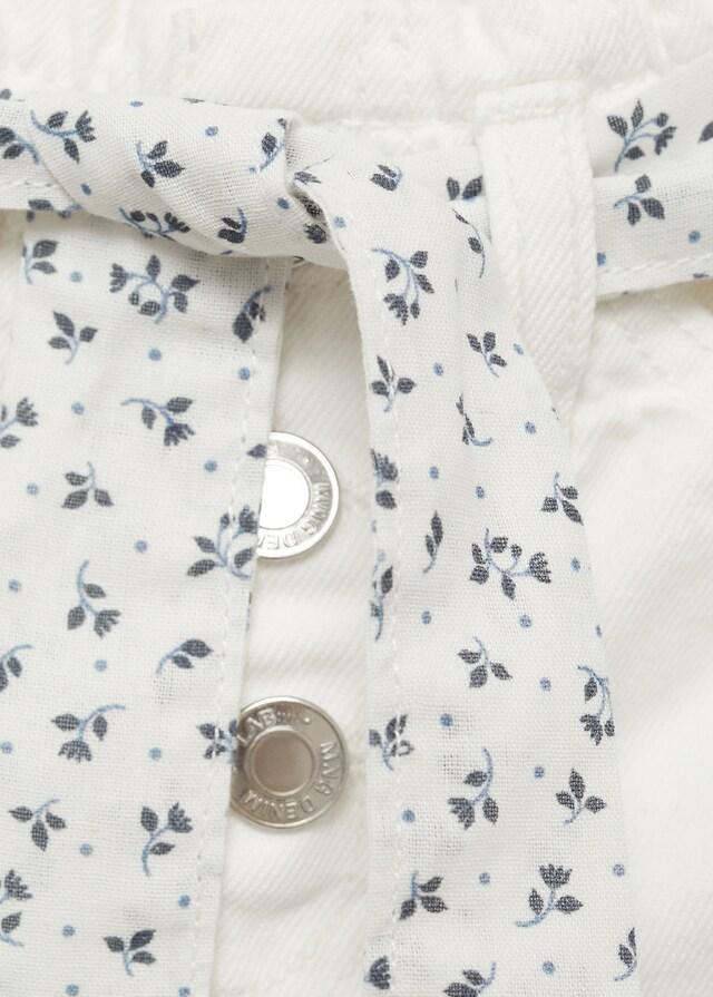 Mango Shorts Vaqueros Cinturón