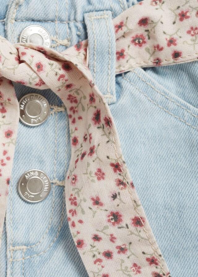 Mango Shorts Vaqueros Cinturón