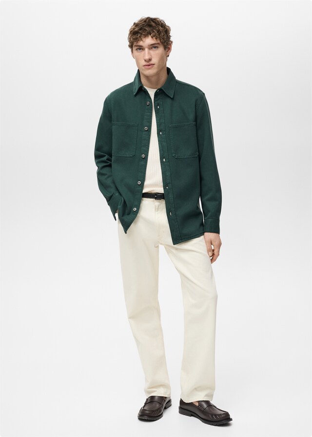 Mango Sobrecamisa Tencel Regular Fit