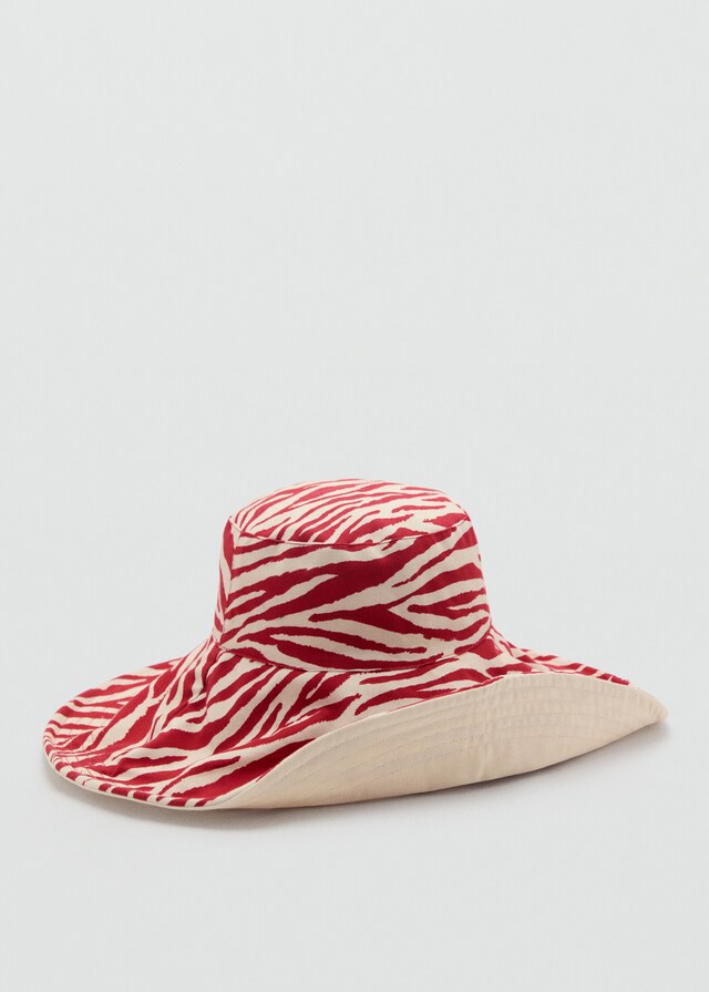 Mango Sombrero Bucket Cebra Reversible
