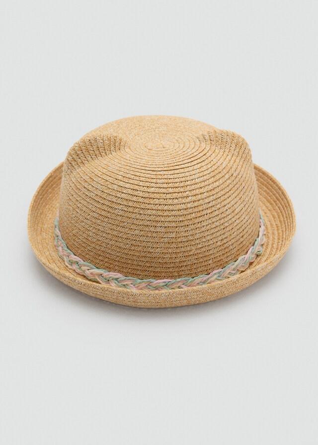 Mango Sombrero Paja Orejitas