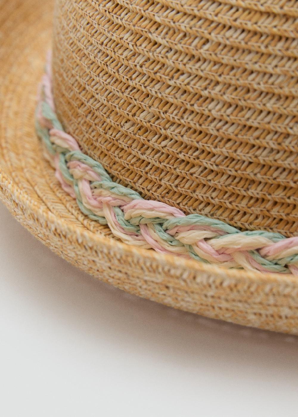 Mango Sombrero paja orejitas