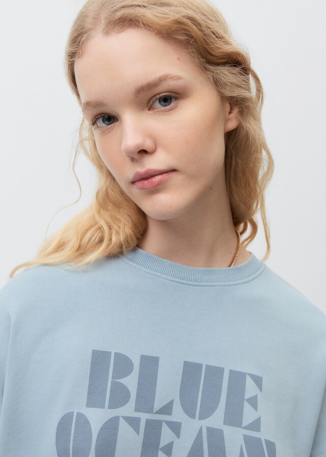 Mango Sudadera Algodón Estampada