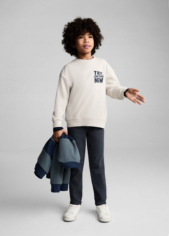 Mango Sudadera Algodón Estampada