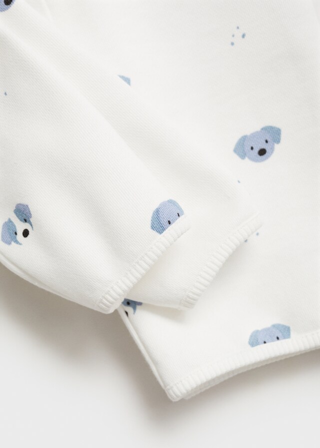 Mango Sudadera Algodón Estampada