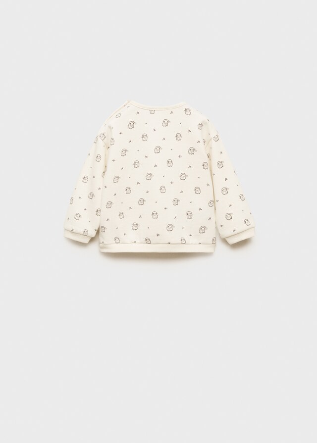 Mango Sudadera Algodón Estampada