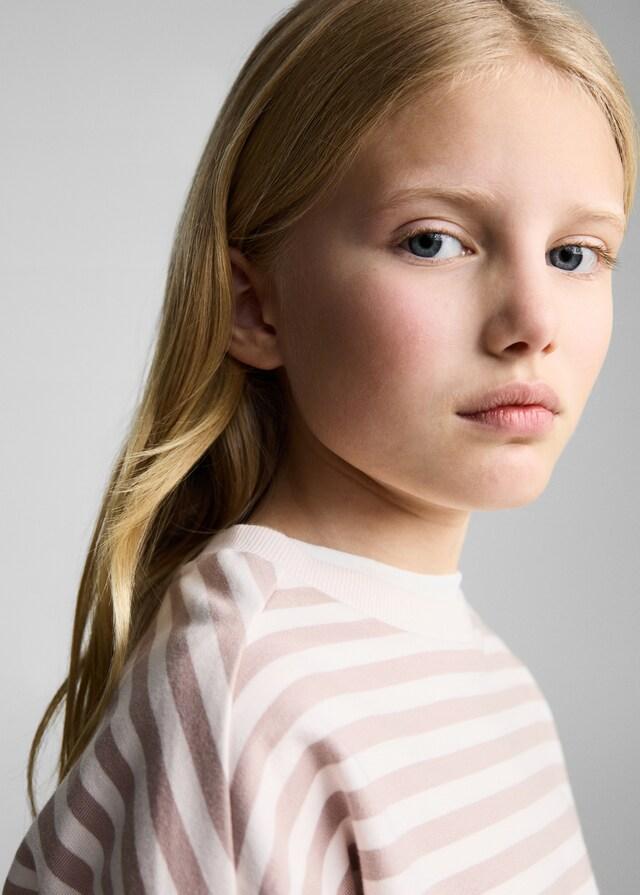 Mango Sudadera Algodón Rayas