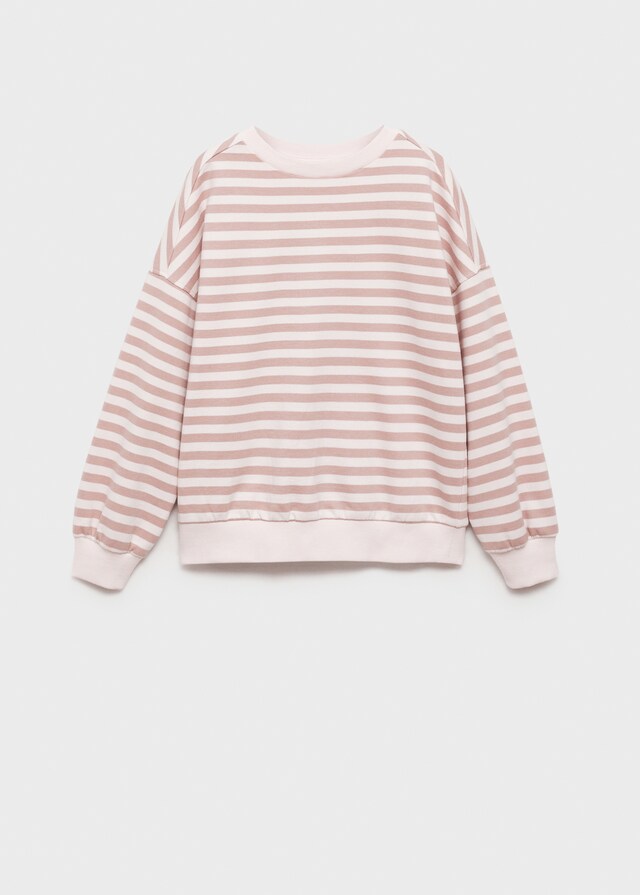 Mango Sudadera Algodón Rayas