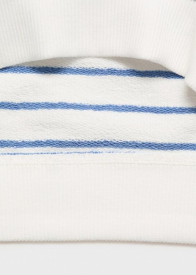 Mango Sudadera Algodón Rayas