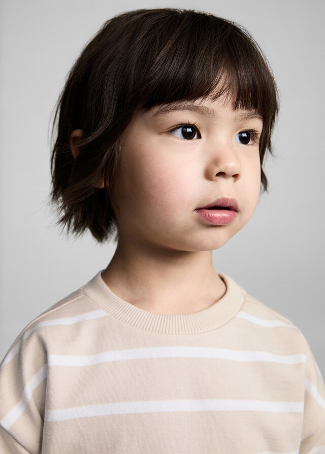 Mango Sudadera Algodón Rayas