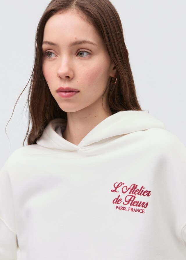 Mango Sudadera Capucha Mensaje