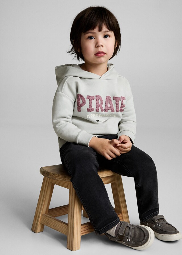 Mango Sudadera Capucha Mensaje