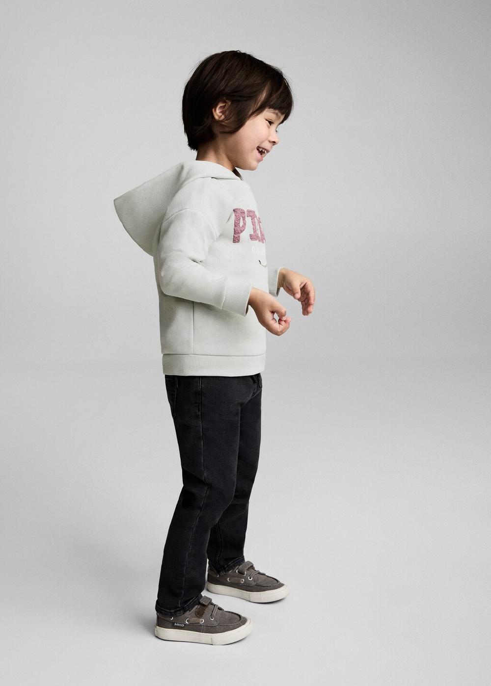 Mango Sudadera capucha mensaje