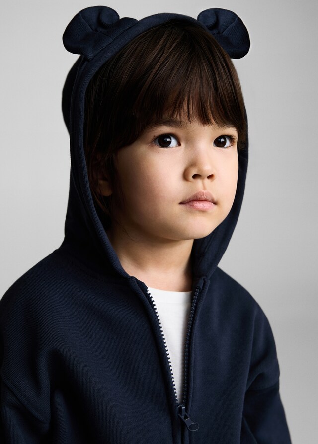 Mango Sudadera Capucha Orejitas