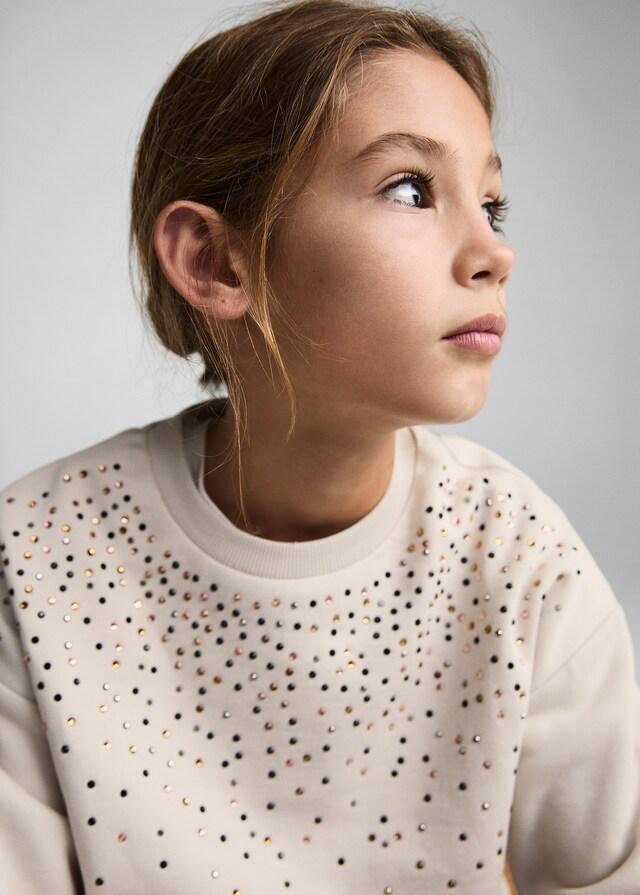 Mango Sudadera Detalle Abalorios