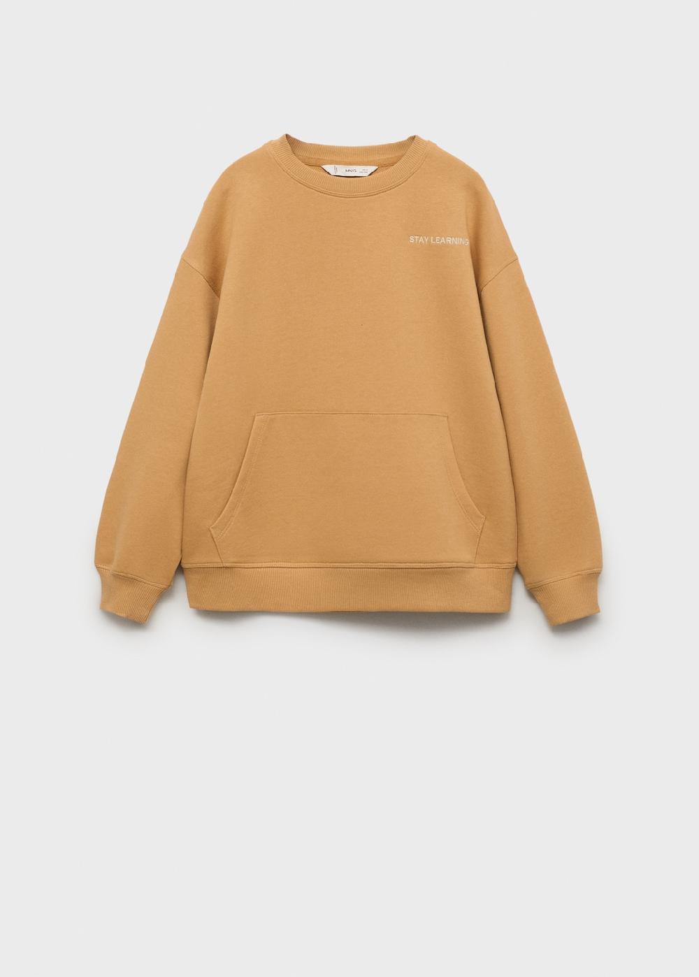 Mango Sudadera dibujo estampado