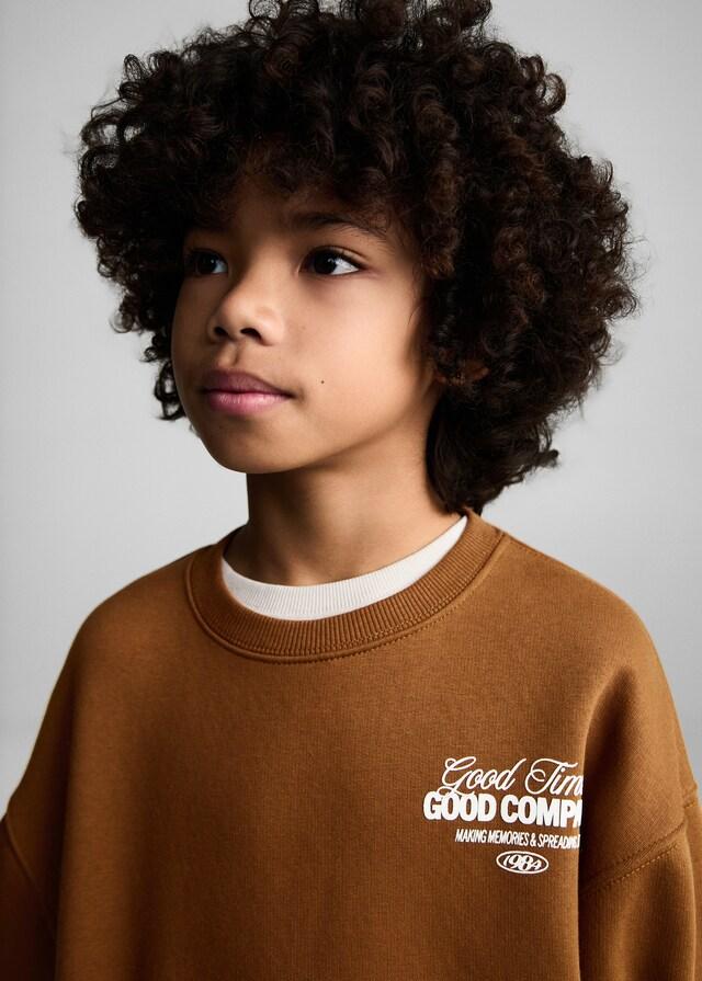 Mango Sudadera Diseño Mensaje