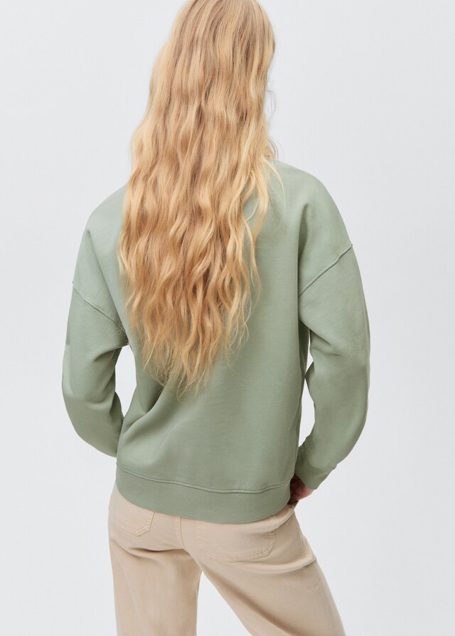 Mango Sudadera Mensaje Estampado