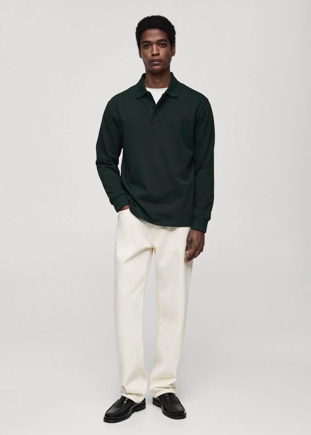 Mango Sudadera Polo 100% Algodón