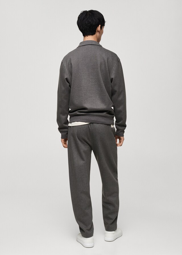 Mango Sudadera Polo Detalle Bordado