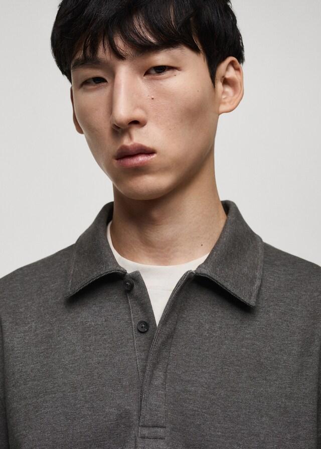 Mango Sudadera Polo Detalle Bordado