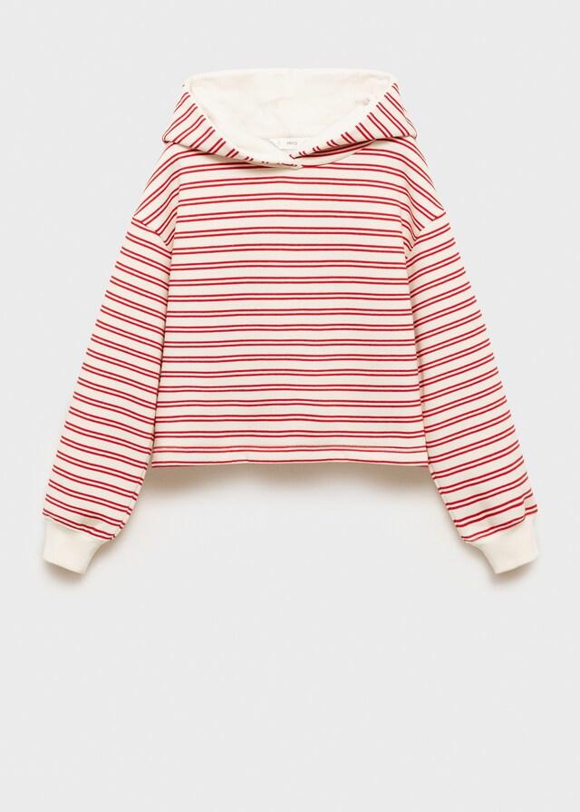 Mango Sudadera Rayas Capucha