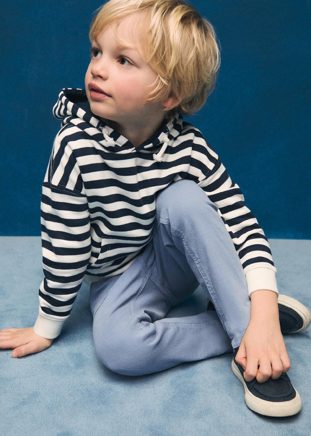 Mango Sudadera rayas capucha