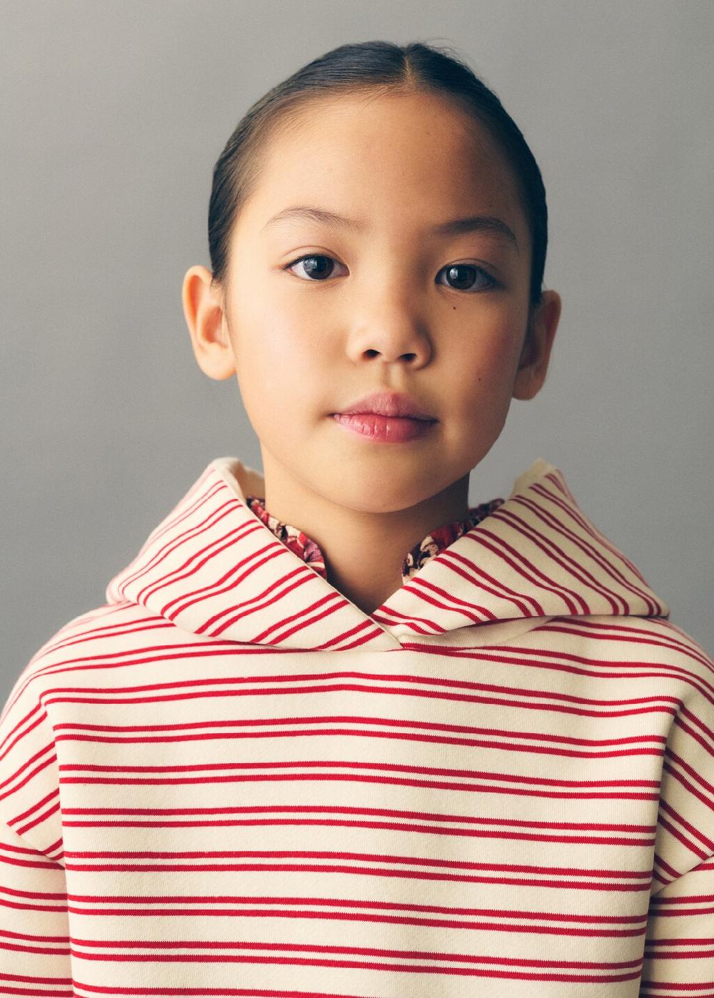 Mango Sudadera rayas capucha