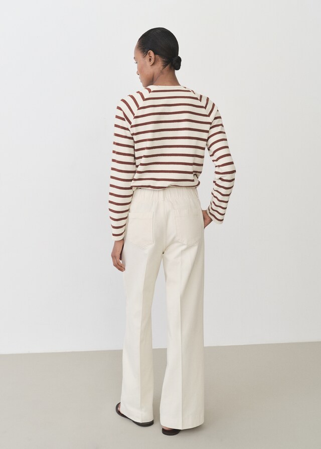 Mango Sudadera Rayas Cuello Redondo