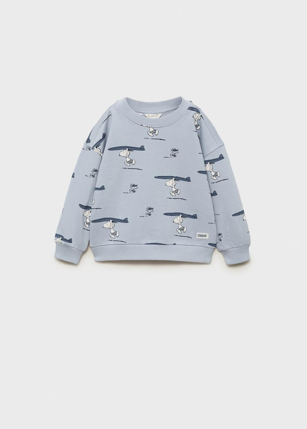 Mango Sudadera Snoopy algodón