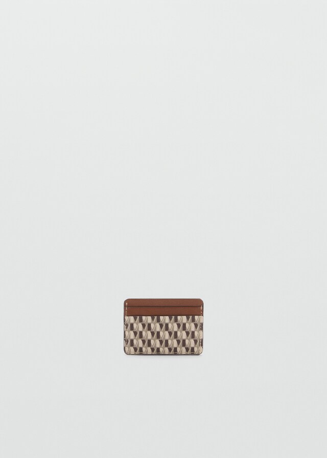 Mango Tarjetero Estampado Logo